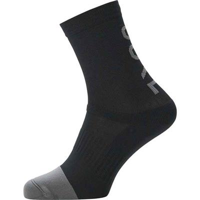 GORE M Mid Brand Socks-black/graphite grey                                      